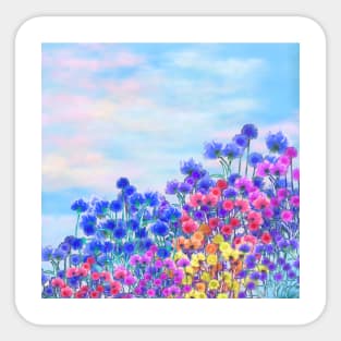 Sweet Meadow Flowers Sticker